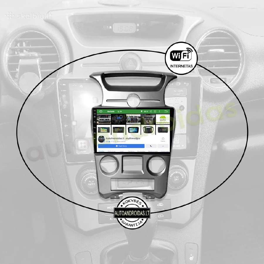 Kia Carens 2007-11 Android multimedia GPS/WiFi/usb - nuotraukos Nr. 3