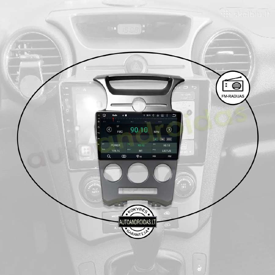 Kia Carens 2007-11 Android multimedia GPS/WiFi/usb - nuotraukos Nr. 4