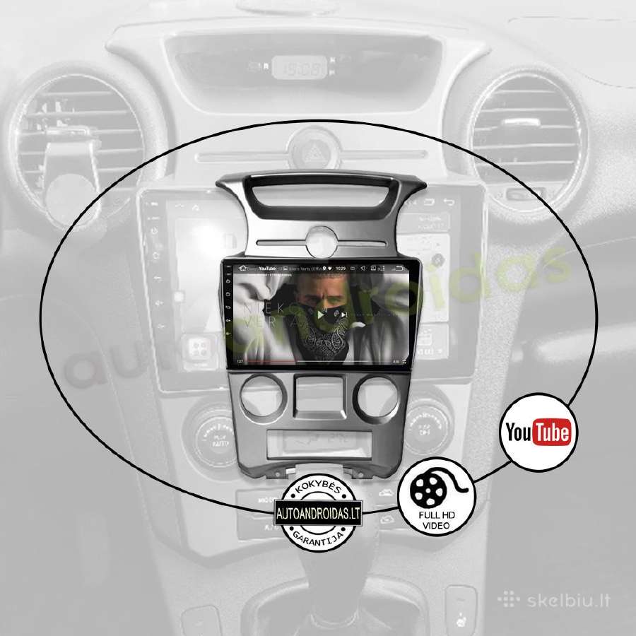 Kia Carens 2007-11 Android multimedia GPS/WiFi/usb - nuotraukos Nr. 9