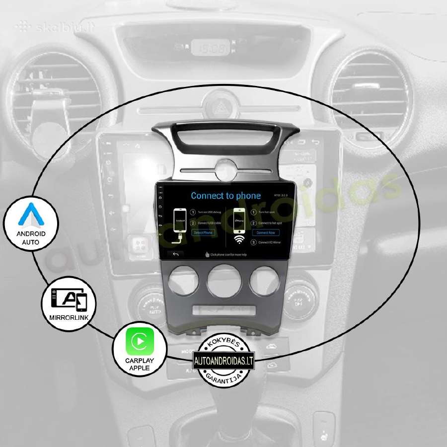 Kia Carens 2007-11 Android multimedia GPS/WiFi/usb - nuotraukos Nr. 10