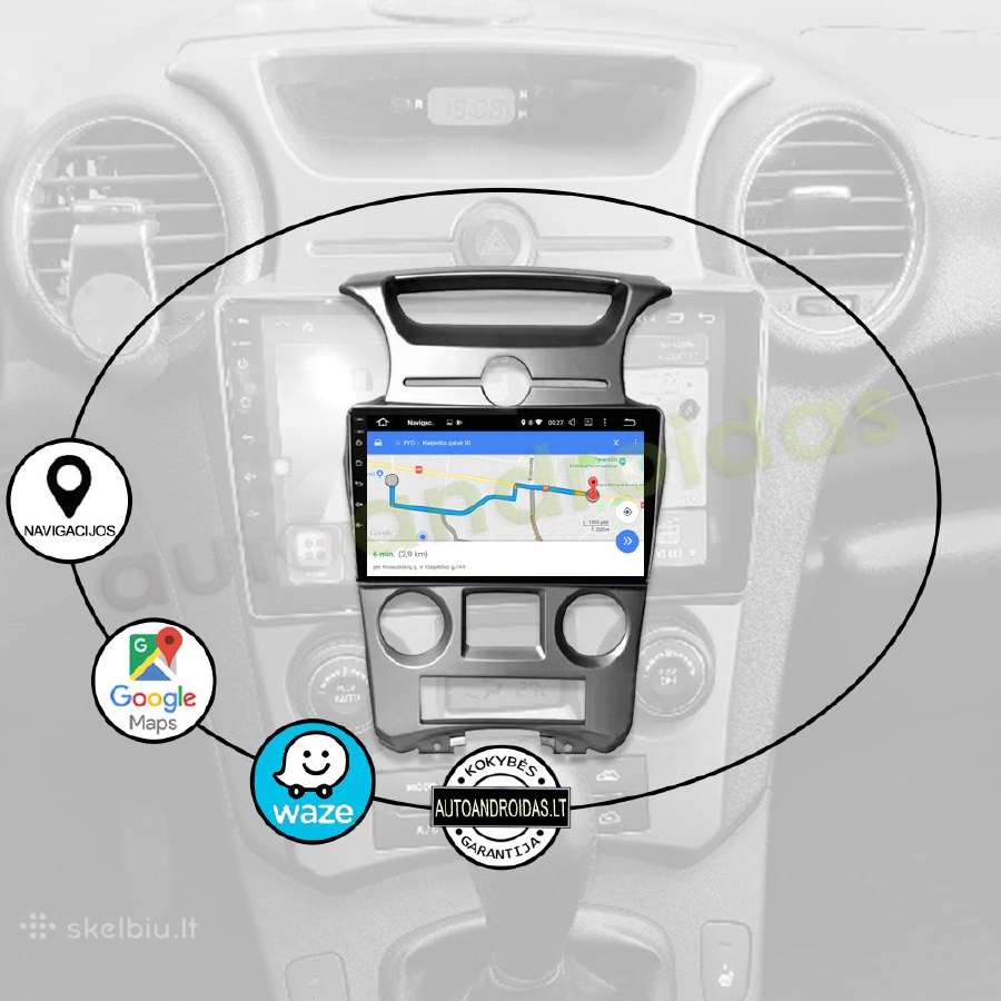Kia Carens 2007-11 Android multimedia GPS/WiFi/usb - nuotraukos Nr. 11
