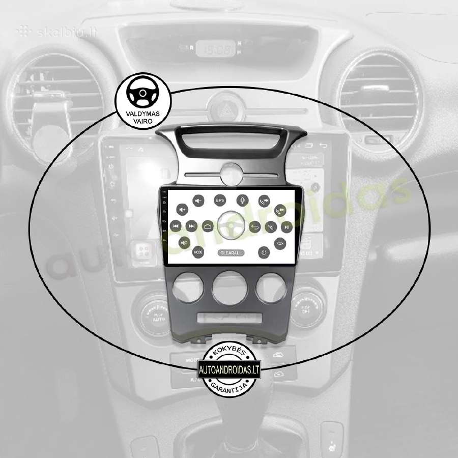 Kia Carens 2007-11 Android multimedia GPS/WiFi/usb - nuotraukos Nr. 12