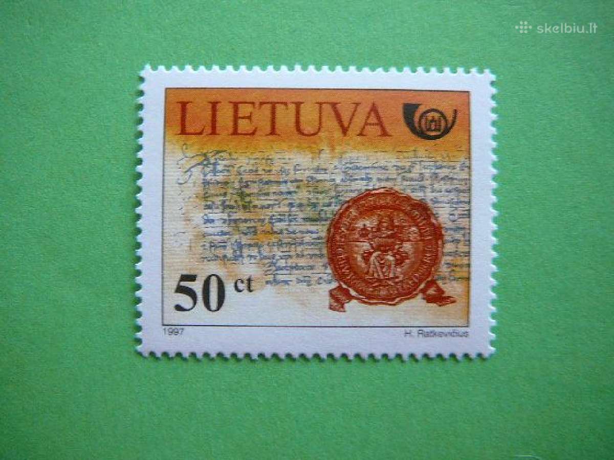 Lietuva 1997 Pastas svarus lit651s