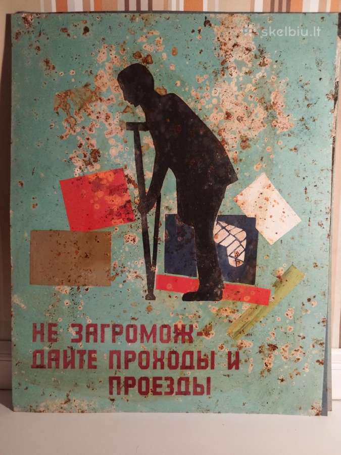 Skardiniai plakatai - nuotraukos Nr. 2