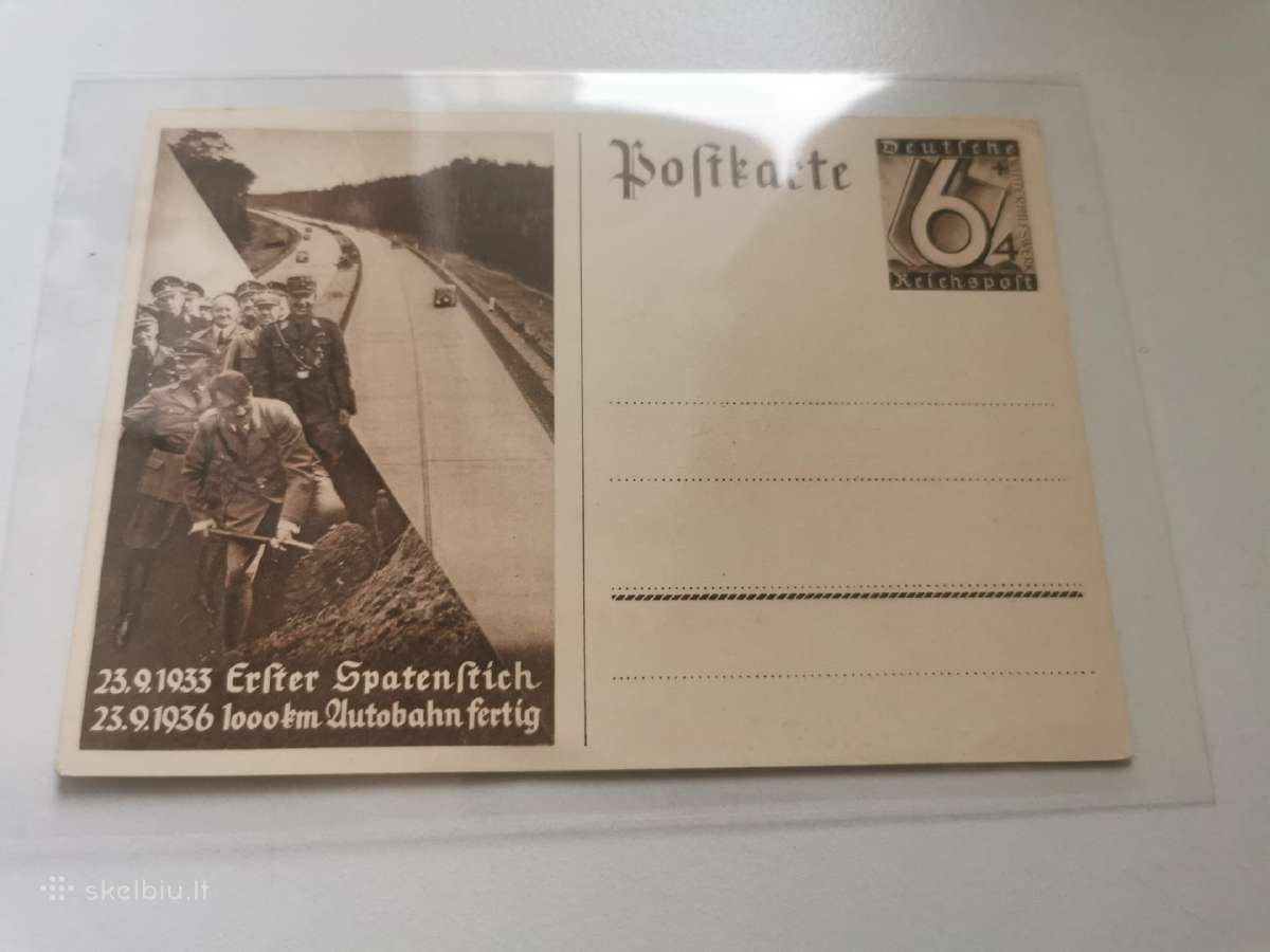 Sena vokiška atvirutė - nuotraukos Nr. 3