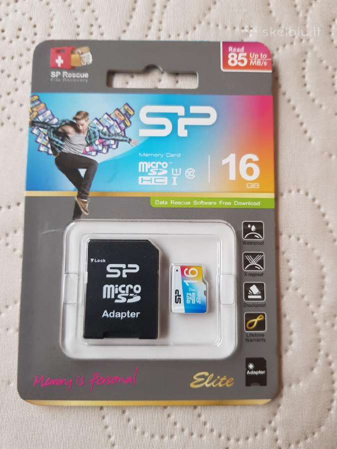 Micro Sd atmintinė A-data 16gb U