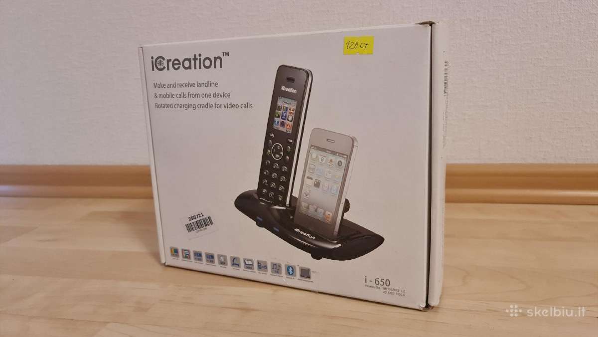 Icreation I650 belaidis telefon Apple iPhone Dock