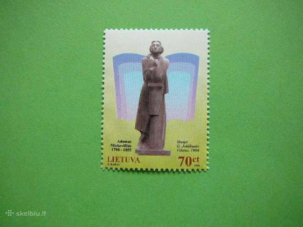 Lietuva 1998 A. Mickevicius svarus lit685s