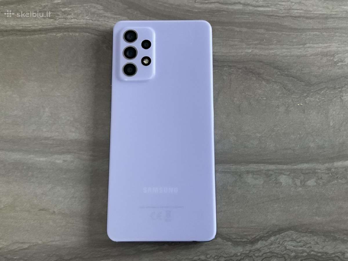 Telefonas Samsung Galaxy A52, 128gb, Light Violet - nuotraukos Nr. 2