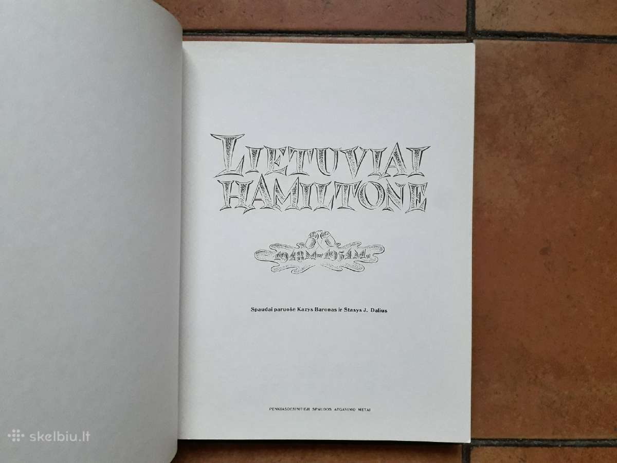 "Lietuviai Hamiltone 1948-1954" 1954 leidimo metai - nuotraukos Nr. 3