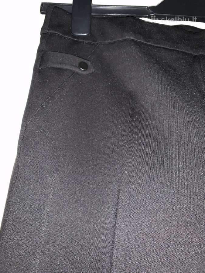 Juodos Benetton kelnės 42d L/XL, trumpintas modeli - nuotraukos Nr. 2