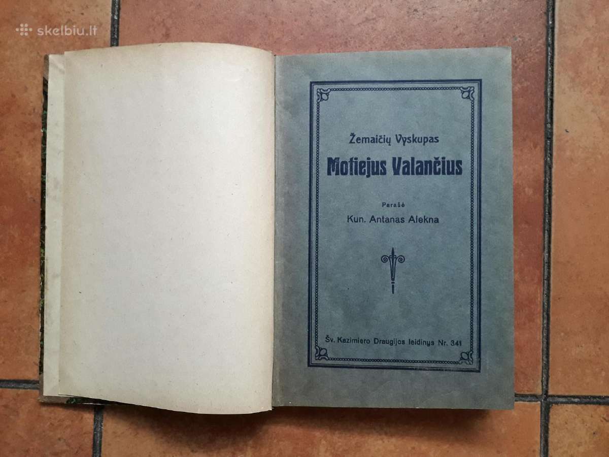 Knyga iš prof. Vaclovo Biržiškos bibliotekos