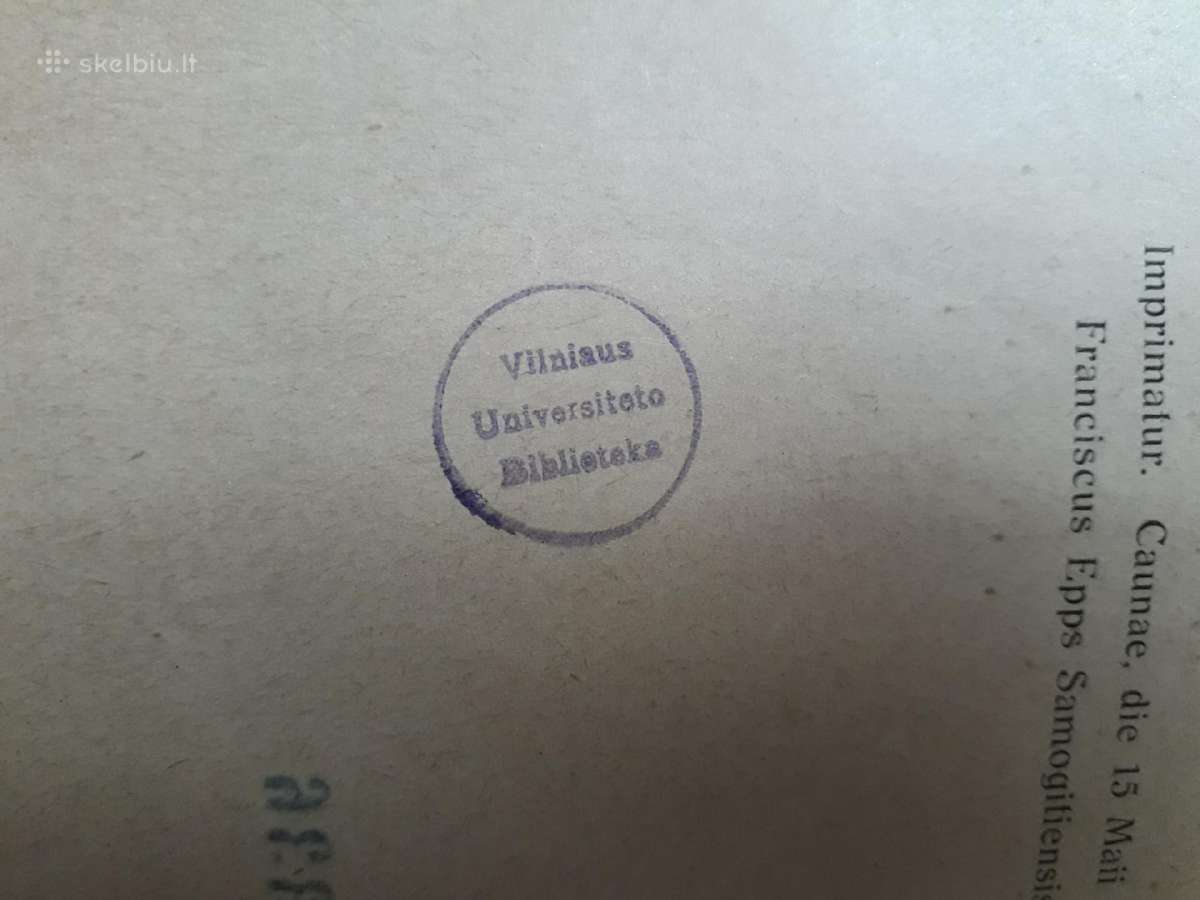Knyga iš prof. Vaclovo Biržiškos bibliotekos - nuotraukos Nr. 4