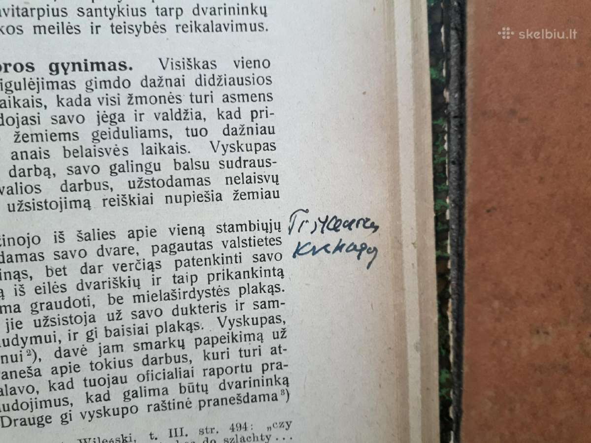 Knyga iš prof. Vaclovo Biržiškos bibliotekos - nuotraukos Nr. 5