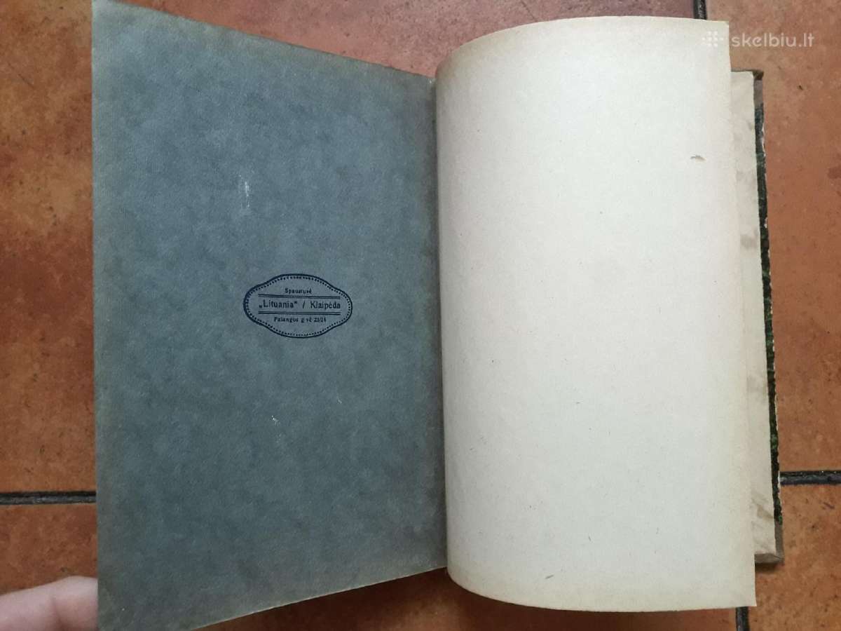 Knyga iš prof. Vaclovo Biržiškos bibliotekos - nuotraukos Nr. 6