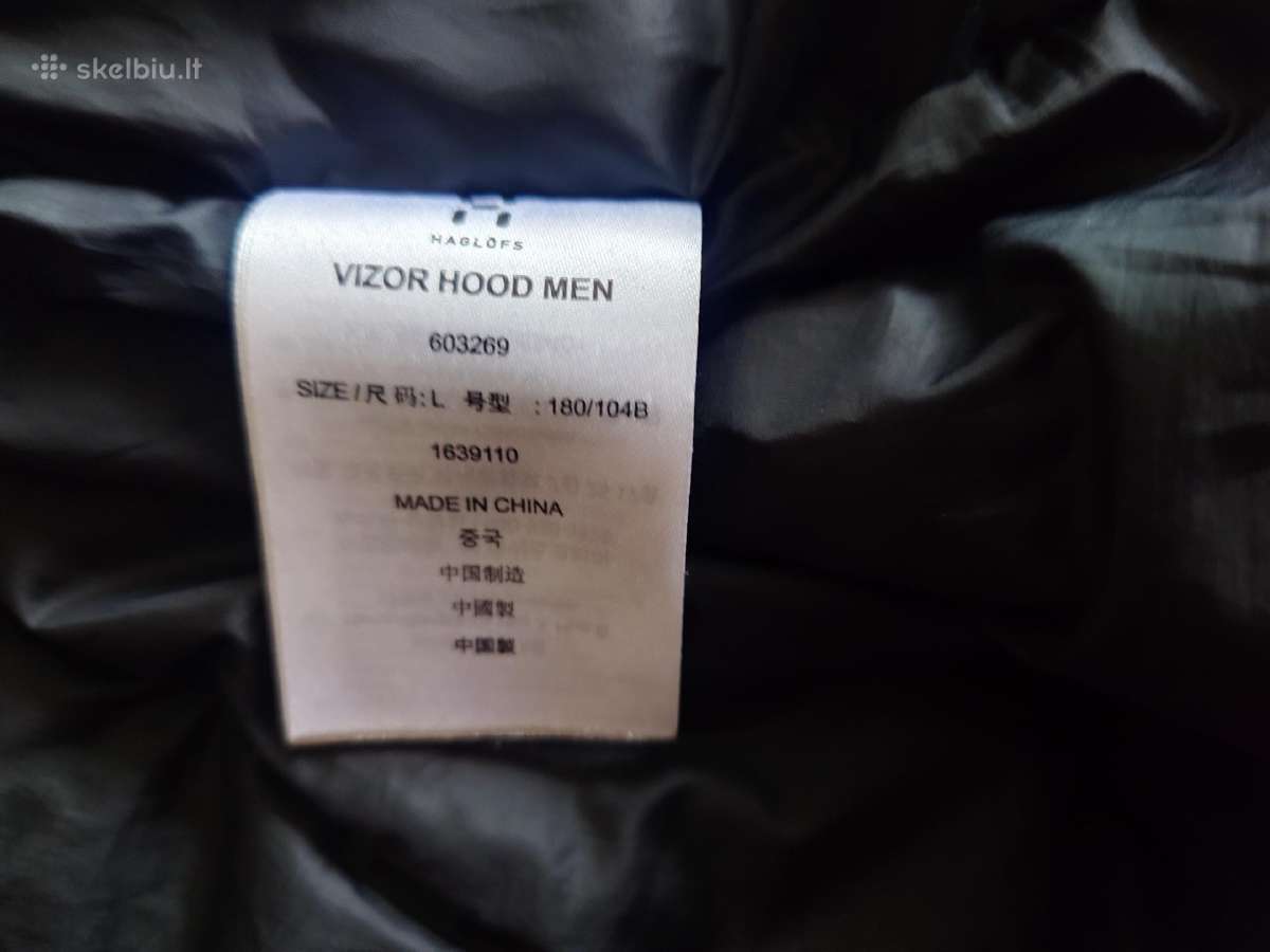 Haglofs vizor hood men jacket. - nuotraukos Nr. 9