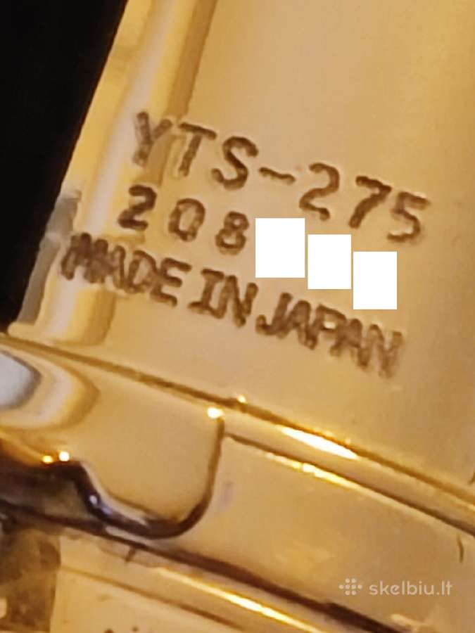 Saksofonas tenoras Yamaha Yts-275 - nuotraukos Nr. 8