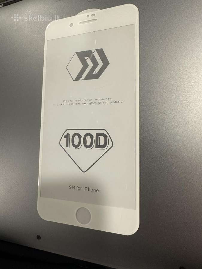 Apsauginis stiklas iPhone 7 white