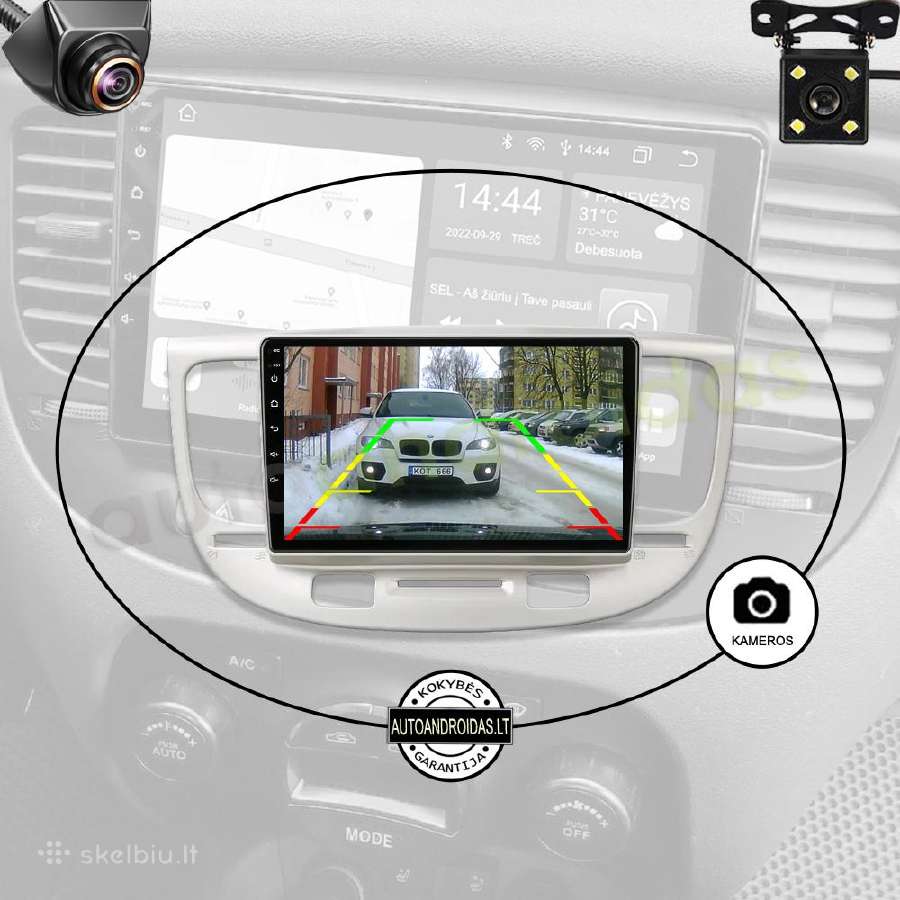 Kia Rio 2 2005-11 Android multimedia GPS/WiFi/usb - nuotraukos Nr. 7