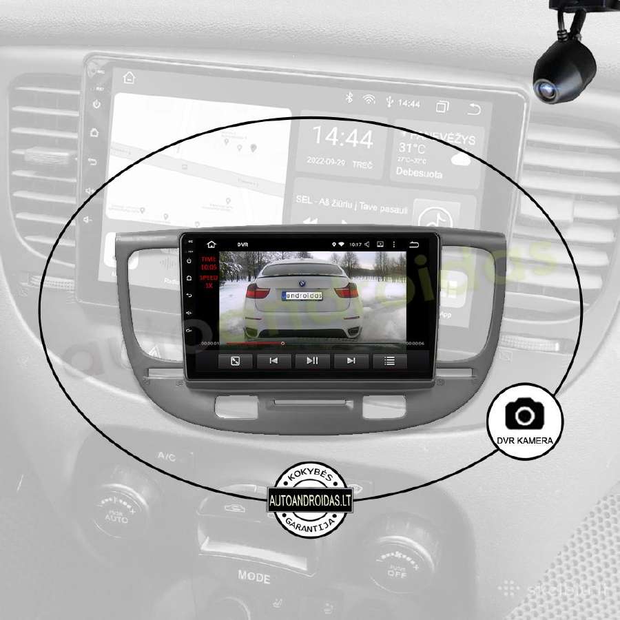 Kia Rio 2 2005-11 Android multimedia GPS/WiFi/usb - nuotraukos Nr. 8