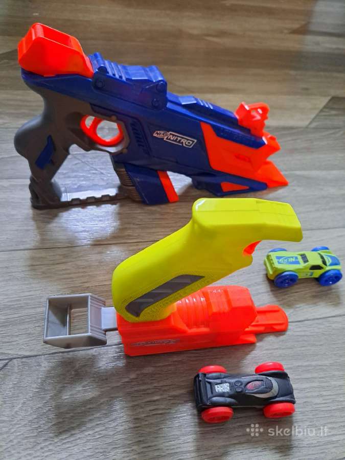 Nerf nitro šautuvukai ir nerf minecraft arbaletas