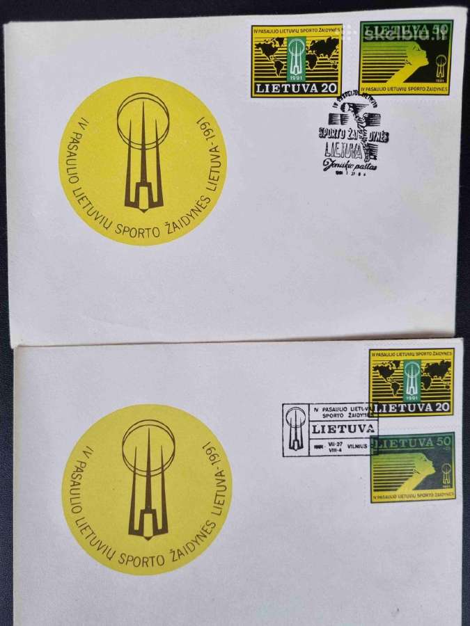 Lietuva. Pirmos dienos ir proginiai vokai