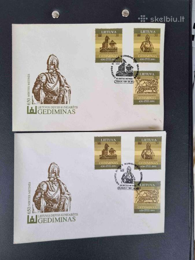 Lietuva. Pirmos dienos ir proginiai vokai - nuotraukos Nr. 3
