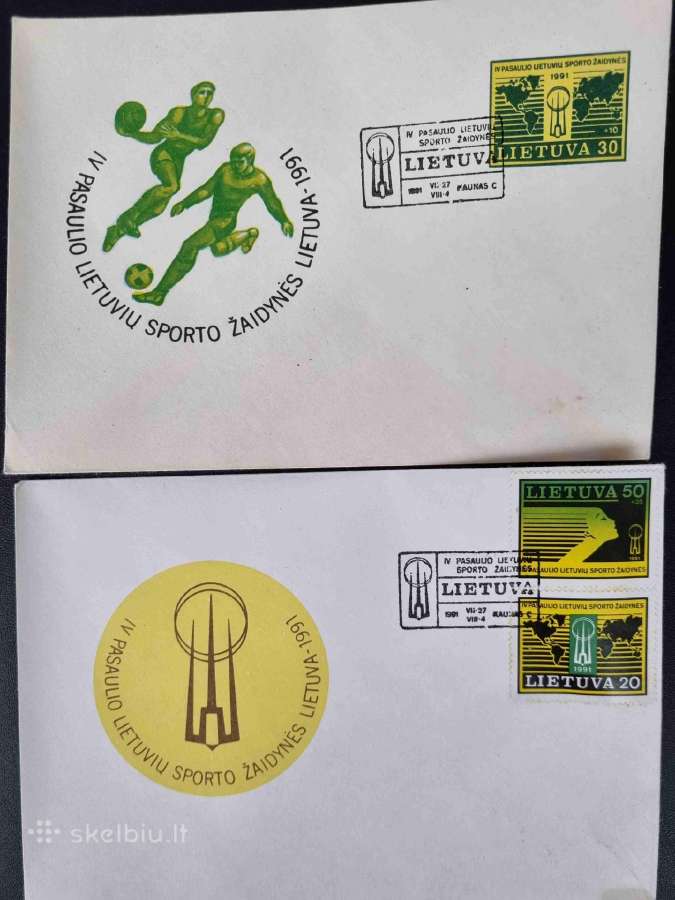 Lietuva. Pirmos dienos ir proginiai vokai - nuotraukos Nr. 6