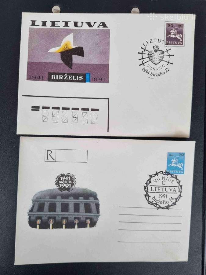 Lietuva. Pirmos dienos ir proginiai vokai - nuotraukos Nr. 9