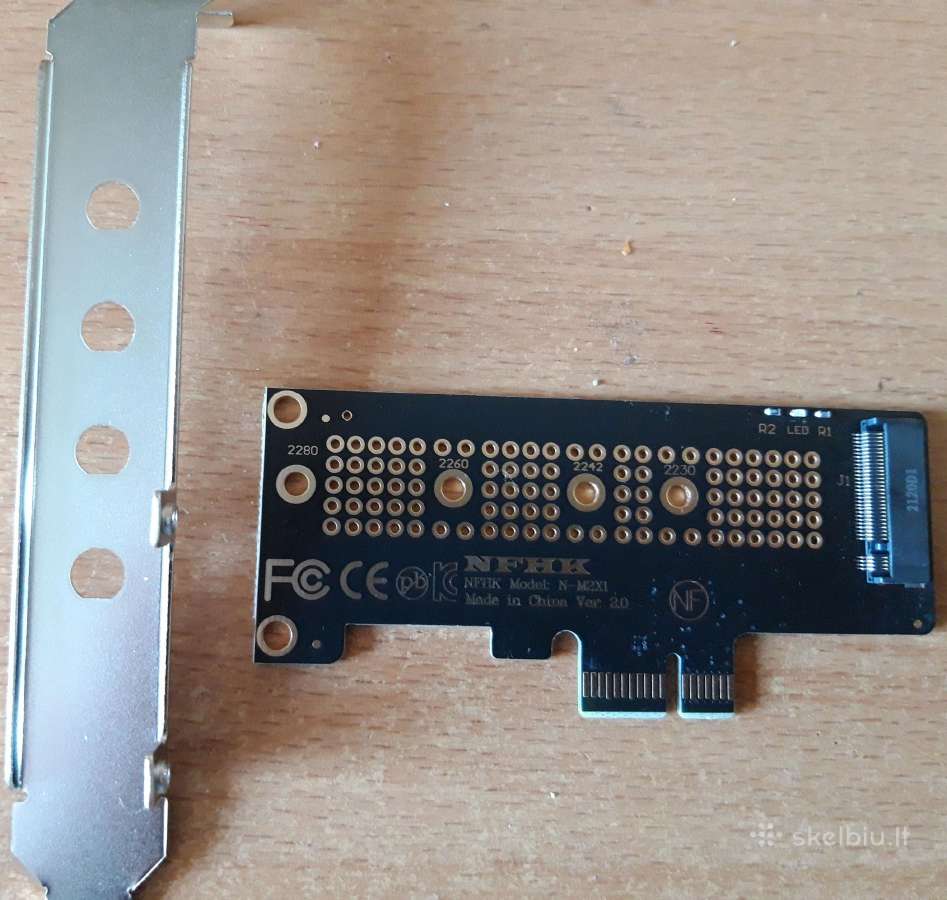 Adapteriai iš m.2 Nvme i Pcie - nuotraukos Nr. 2