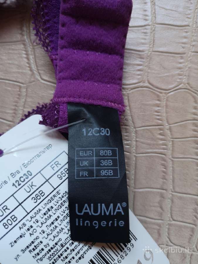 Lauma latviška nauja violetinė liemenėlė - nuotraukos Nr. 7