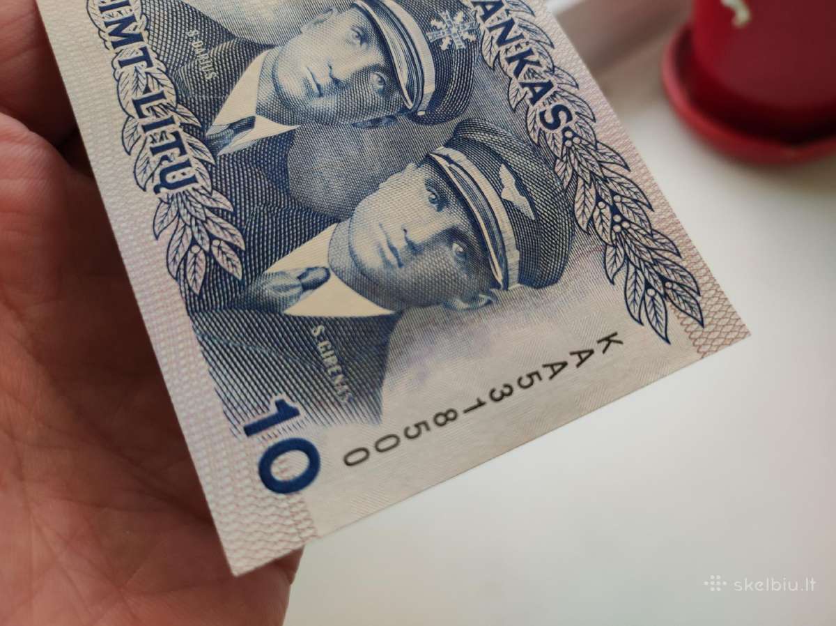 1993 metų 10 litų bankinio stovio - nuotraukos Nr. 6