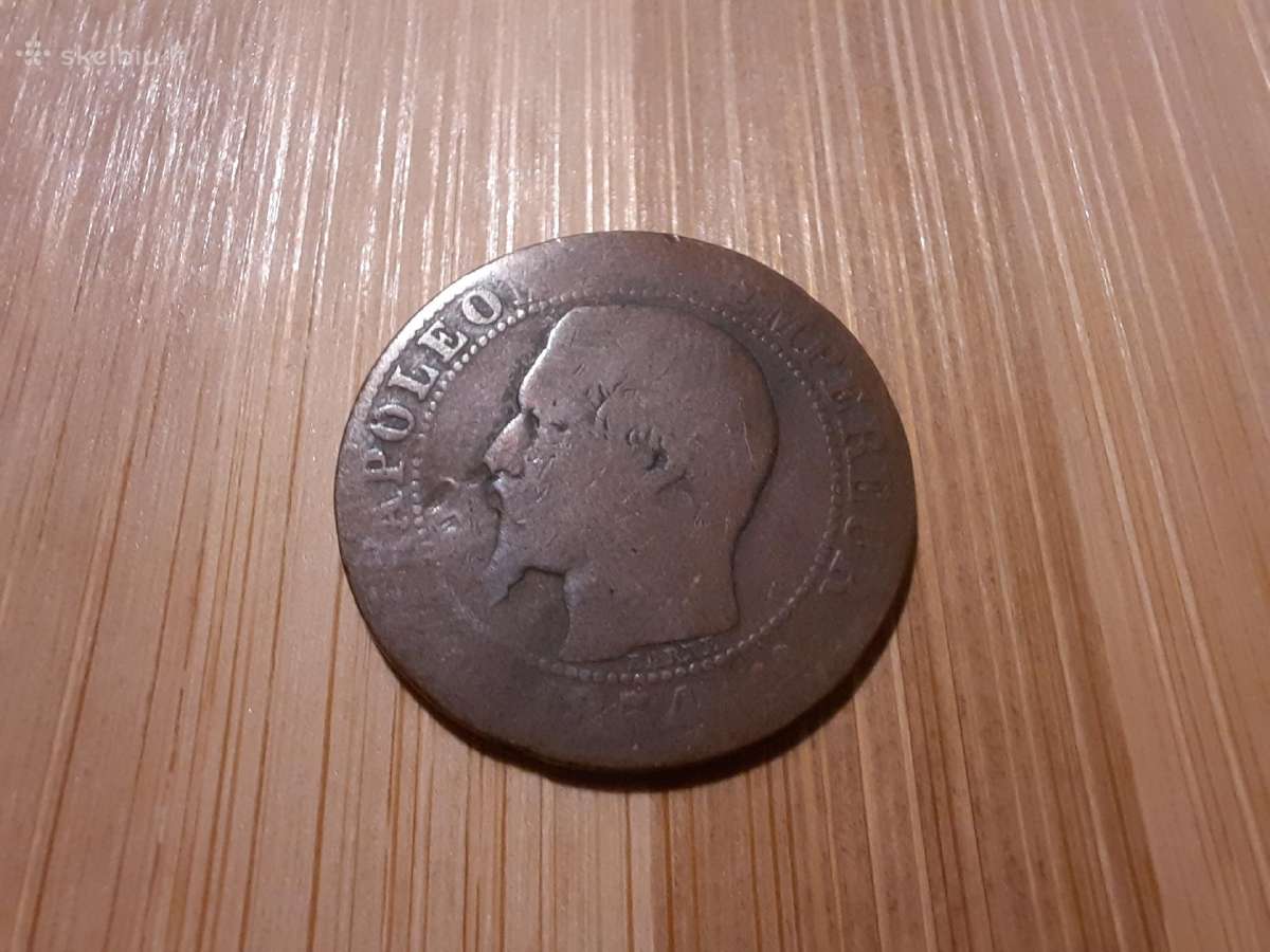 5 centimai 1854 B Napaleonas III - Prancūzija