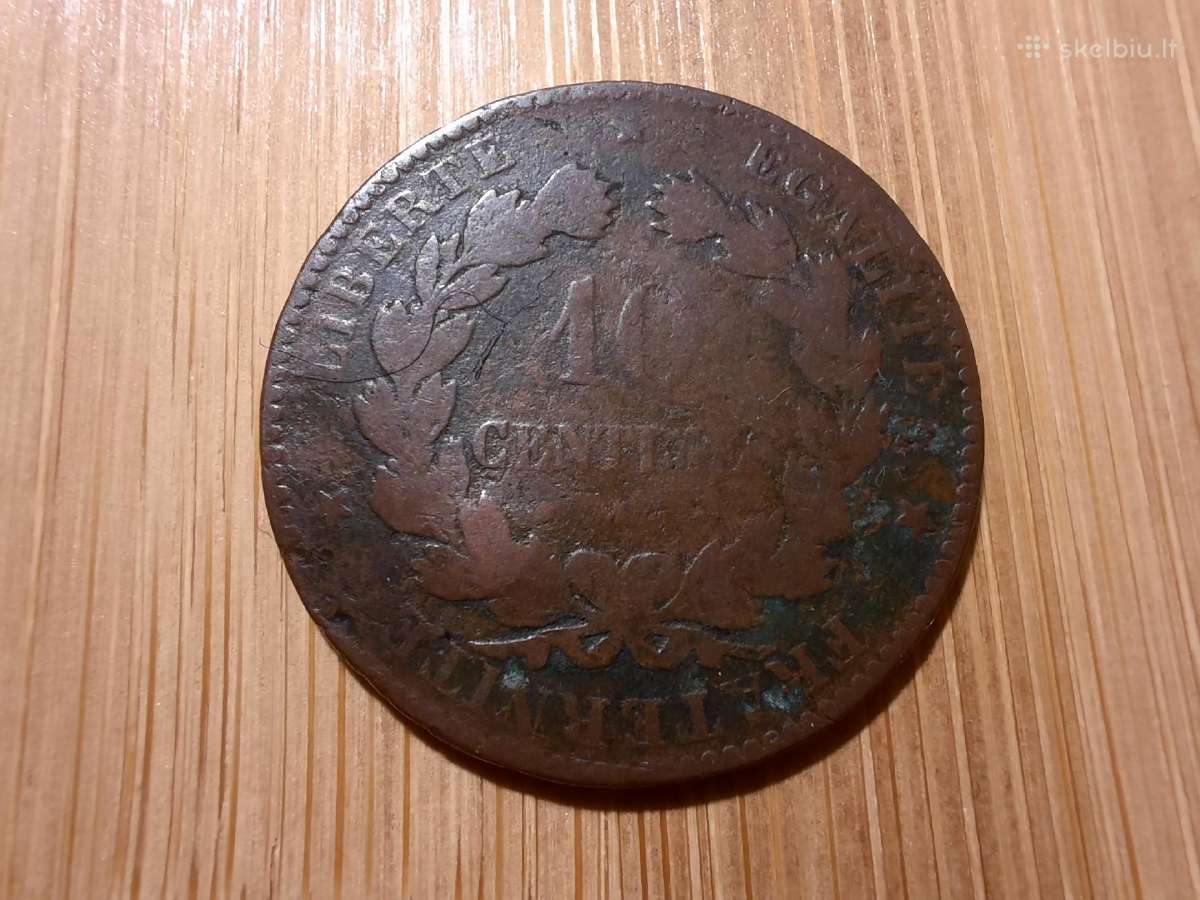10 centimu 1872 A - Prancūzija