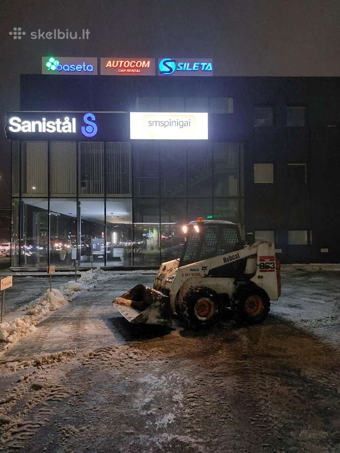 Miniekskavatoriaus 1t nuoma, bobcat nuoma - nuotraukos Nr. 2
