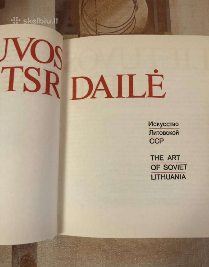 Knyga lietuvos dailė - nuotraukos Nr. 2