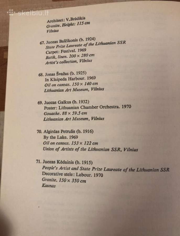 Knyga lietuvos dailė - nuotraukos Nr. 8
