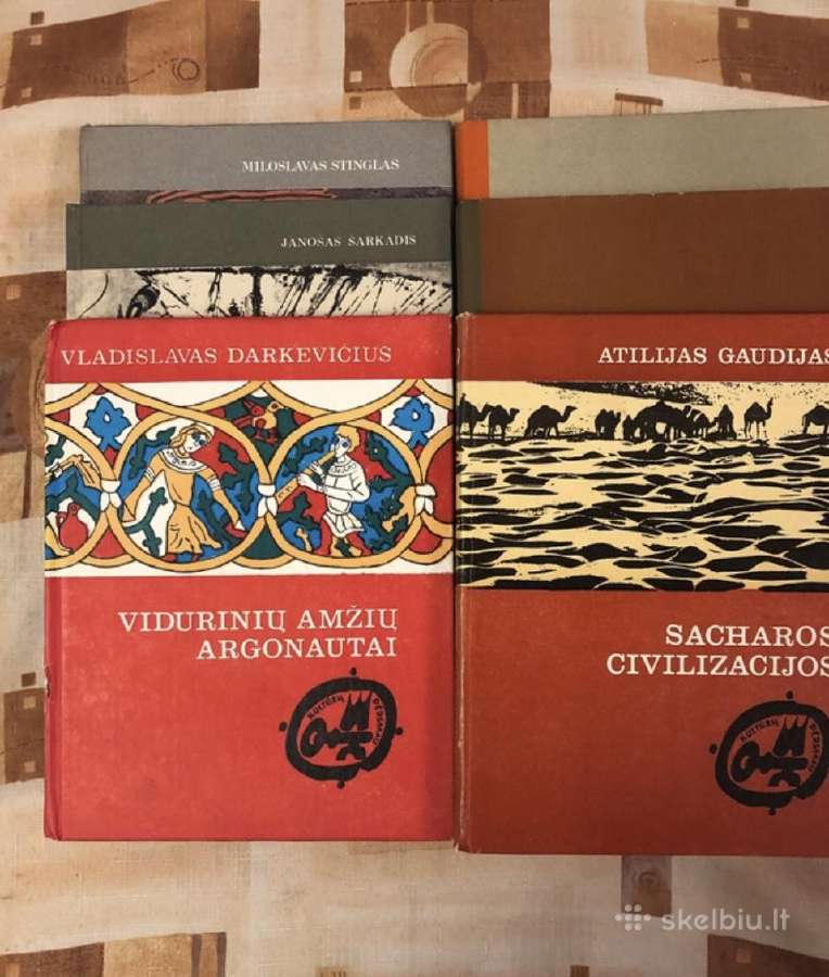 Knygų serija kultūros pėdsakais 7 vnt