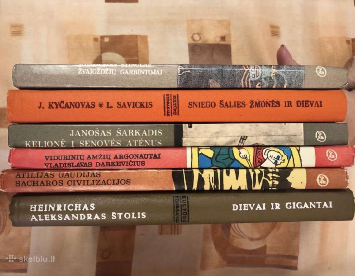 Knygų serija kultūros pėdsakais 7 vnt - nuotraukos Nr. 2