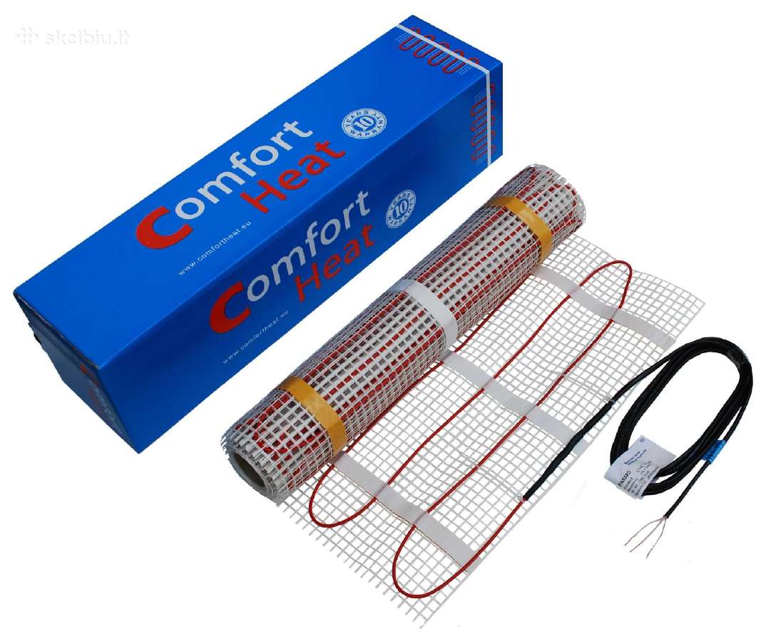 Comfort Heat kilimėliai, kabeliai ir termostatai
