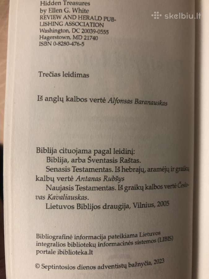 Knyga paslėpti lobiai - nuotraukos Nr. 3