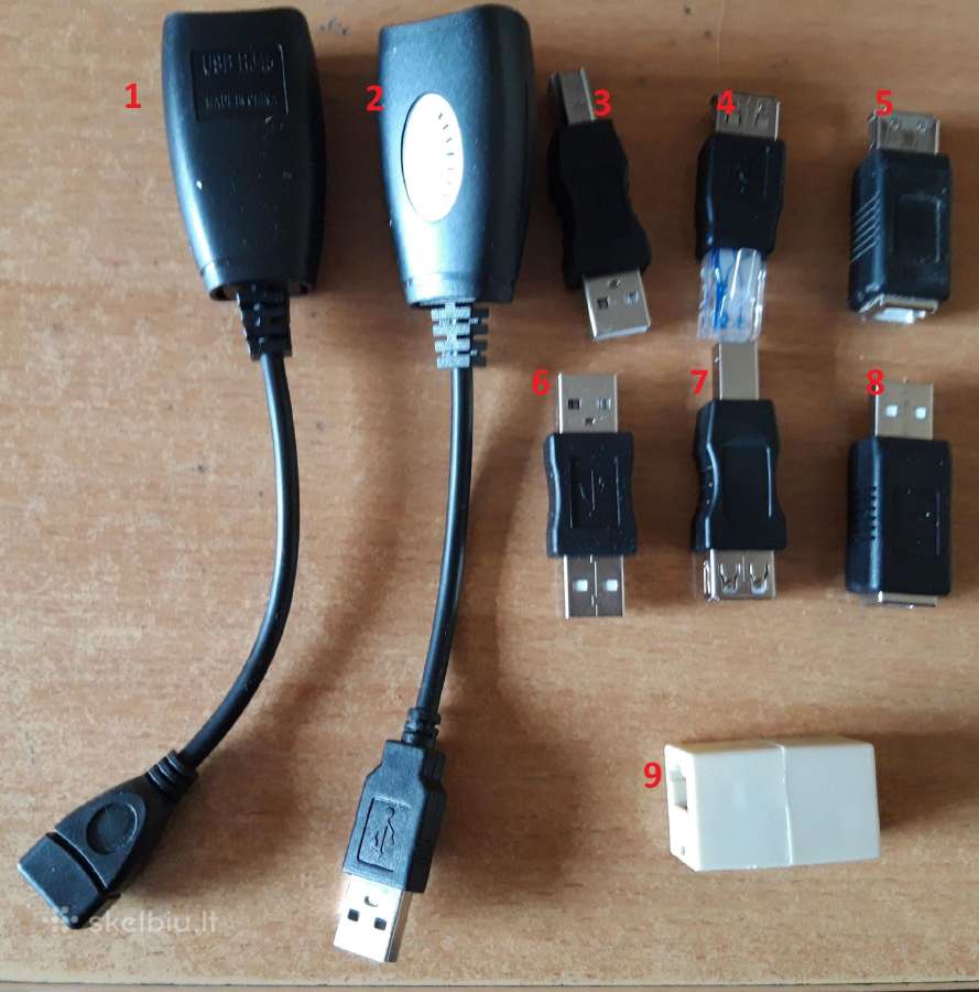 Usb ir Lan perejimai
