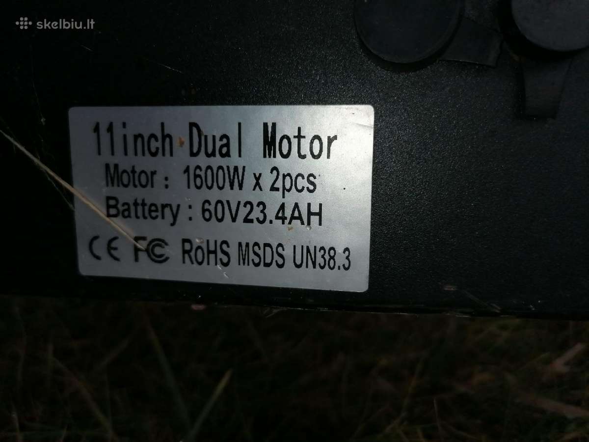 Galingas Paspirtukas 1600w Dual Motor - nuotraukos Nr. 7
