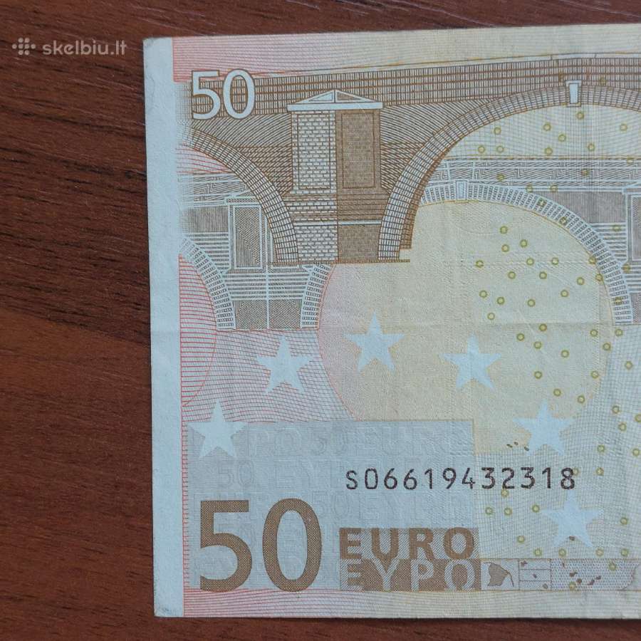 50 Euro 2002 m. ,series S - Italia ,Italy - nuotraukos Nr. 7
