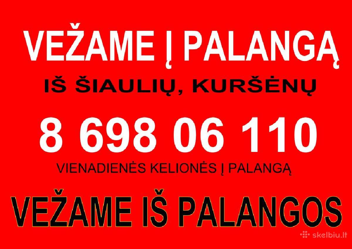 Vienos dienos kelionės prie jūros .Autobusų nuoma