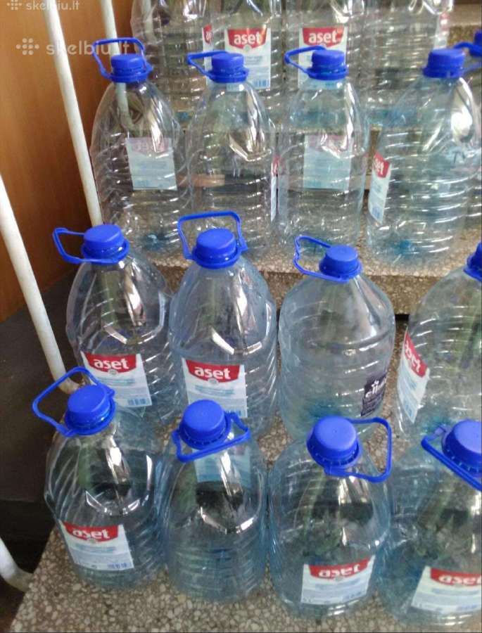 Plastikiniai butelei plastikine tara 5 litrai