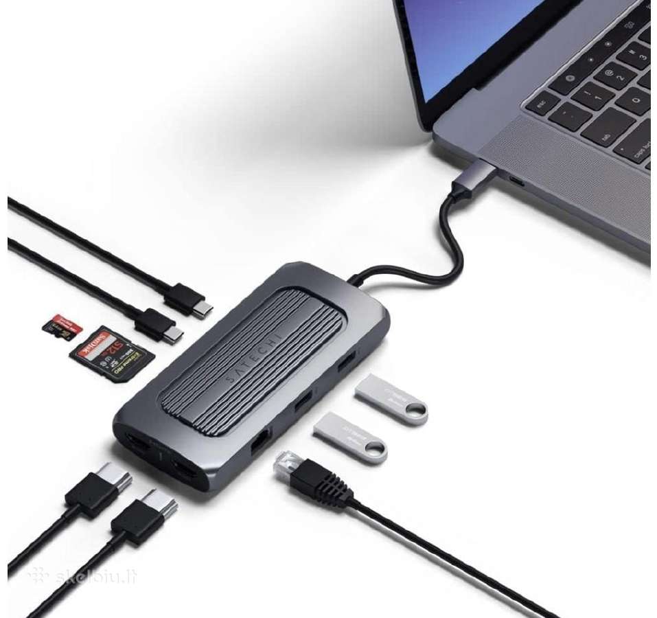 MacBook Pro, iPad Hub, Type-c HD-4k, Hdmi Nauji - nuotraukos Nr. 5