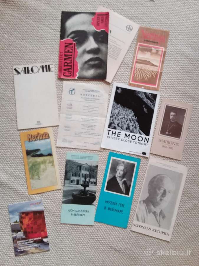 Atvirutės bukletai rinkiniai afišos - nuotraukos Nr. 4