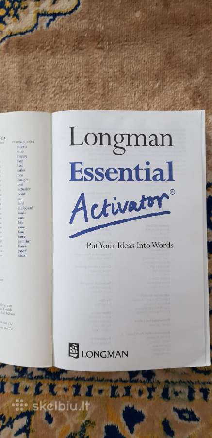 „Longman essential activator žodynas" - nuotraukos Nr. 2