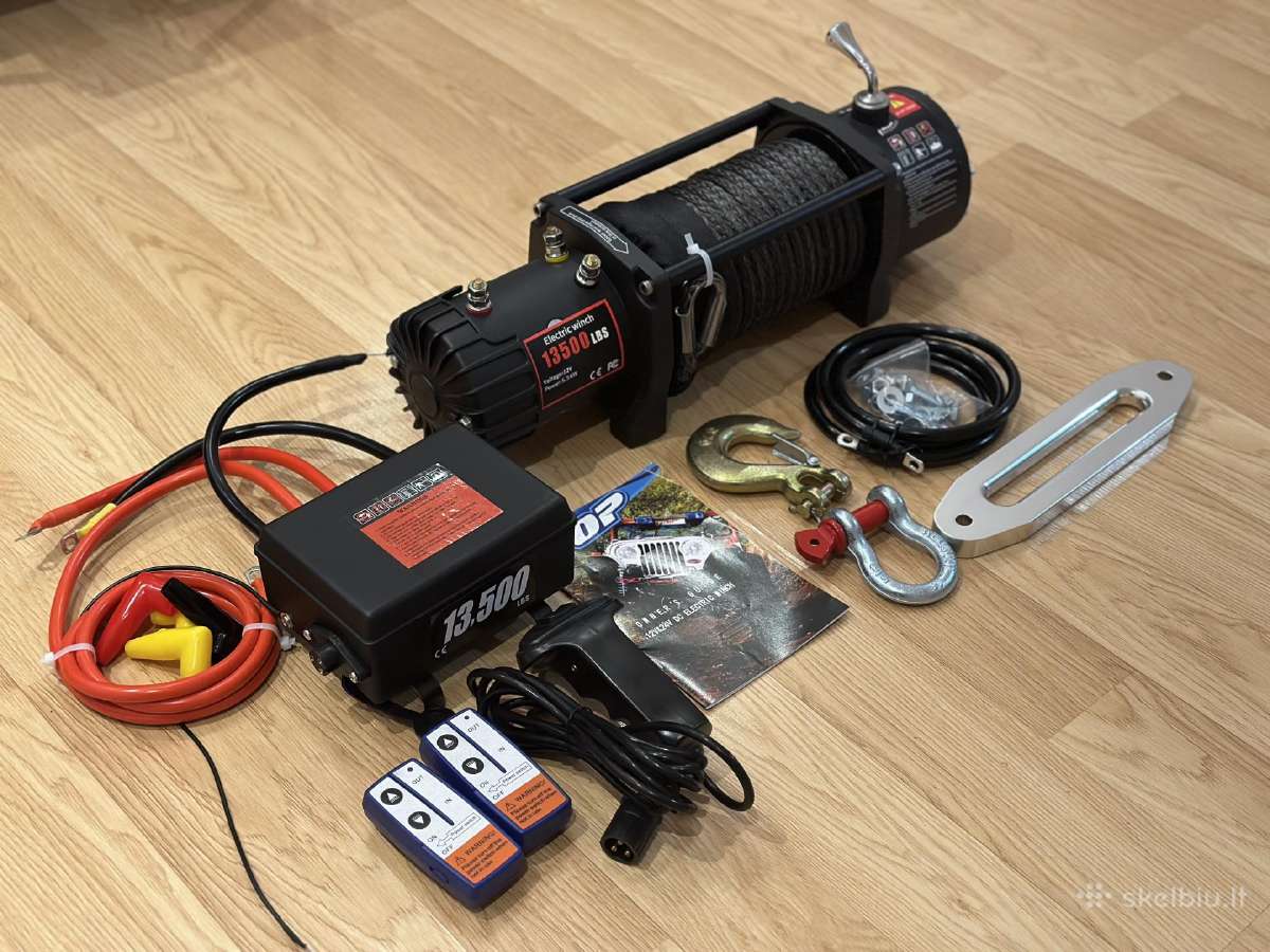 Elektrinė gervė/libiotkė 12v 13500lbs (6123,5kg) - nuotraukos Nr. 3
